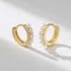 imageSWEETV 925 Sterling Silver Huggie Hoop Earrings for Women GirlsTiny Small Cartilage Hoop Earring15 PearlGold9mm