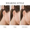 imageSWEETV 925 Sterling Silver Huggie Hoop Earrings for Women GirlsTiny Small Cartilage Hoop Earring16 HoopStud SetGoldWhite