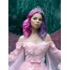 imageSWEETV Birthstone Crowns for Women Girls Heart Birthday Tiara Headband Silver Headpiece for BirthDay02FebPurple