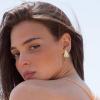 imageSWEETV Chunky Gold Hoop Earrings Teardrop CZ 14K Gold Plated Hoop Earrings for Women Trendy Statement Stud Earrings Jewelry for Women Girls Gift02Gold