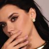 imageSWEETV Chunky Gold Hoop Earrings Teardrop CZ 14K Gold Plated Hoop Earrings for Women Trendy Statement Stud Earrings Jewelry for Women Girls Gift03Gold
