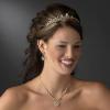 imageSWEETV Crystal Wedding Tiara for Bride ampamp Flower Girls  Princess Tiara Headband Pageant Crown Bridal Hair Jewelry for Women and Girls SilverGold