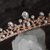 imageSWEETV Crystal Wedding Tiara for Bride ampamp Flower Girls  Princess Tiara Headband Pageant Crown Bridal Hair Jewelry for Women and Girls SilverRose Gold