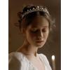 imageSWEETV Crystal Wedding Tiara for Bride ampamp Flower Girls  Princess Tiara Headband Pageant Crown Bridal Hair Jewelry for Women and Girls SilverRose Gold