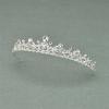 imageSWEETV Crystal Wedding Tiara for Bride ampamp Flower Girls  Princess Tiara Headband Pageant Crown Bridal Hair Jewelry for Women and Girls SilverSilver