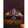 imageSWEETV Halloween Costume Crowns and Tiaras for Women Gothic Black Witch Evil Queen Crown Hair AccessoriesCoffin of Rebirth