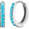 07 Turquoise-Silver(8mm)