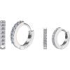 imageSWEETV 925 Sterling Silver Huggie Hoop Earrings for Women GirlsTiny Small Cartilage Hoop Earring10 Silver Set6mm8mm