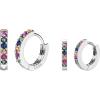 12 Rainbow-Silver Set(6mm+8mm)