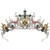 imageSWEETV Halloween Costume Crowns and Tiaras for Women Gothic Black Witch Evil Queen Crown Hair AccessoriesEvil Awaken