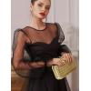 imageClutch Purses for Women EveningWedding Chic Woven Bag Formal PU Leather Purse Designer Handbags for WomenMetallic Goldwoven