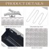 imageClutch Purses for Women EveningWedding Chic Woven Bag Formal PU Leather Purse Designer Handbags for WomenSilverwoven