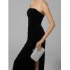 imageClutch Purses for Women EveningWedding Chic Woven Bag Formal PU Leather Purse Designer Handbags for WomenSilverwoven
