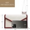 imageSWEETV Classic Envelope Clutch Purses for Women Elegant PU Leather Handbags for Evening Weddings Parties and Formal EventsBeige