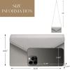imageSWEETV Classic Envelope Clutch Purses for Women Elegant PU Leather Handbags for Evening Weddings Parties and Formal EventsLight Grey