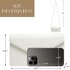 imageSWEETV Classic Envelope Clutch Purses for Women Elegant PU Leather Handbags for Evening Weddings Parties and Formal EventsWhite