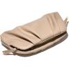 imageSWEETV Dressy Vegan Leather Clutch Purse for Women Formal Soft Pleated PU Evening Clutch for Weddings Proms CocktailGemmaApricot Beige