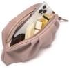imageSWEETV Dressy Vegan Leather Clutch Purse for Women Formal Soft Pleated PU Evening Clutch for Weddings Proms CocktailGemmaDusty Pink