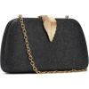 imageSWEETV Glitter Clutch Purses for Women Elegant Evening Bag for Parties Weddings and Formal Events01black