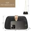 imageSWEETV Glitter Clutch Purses for Women Elegant Evening Bag for Parties Weddings and Formal Events01black
