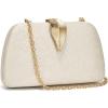 imageSWEETV Glitter Clutch Purses for Women Elegant Evening Bag for Parties Weddings and Formal Events01pearl White