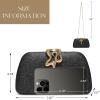 imageSWEETV Glitter Clutch Purses for Women Elegant Evening Bag for Parties Weddings and Formal Events02black