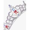 imageSWEETV Silver Wedding Crystal Tiaras and Crowns for Women Bride Royal Queen Headband Princess Quinceanera Headpieces for Birthday Prom Pageant PartyPurpleBalloon