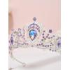 imageSWEETV Silver Wedding Crystal Tiaras and Crowns for Women Bride Royal Queen Headband Princess Quinceanera Headpieces for Birthday Prom Pageant PartyPurpleDreamcatcher