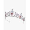 imageSWEETV Silver Wedding Crystal Tiaras and Crowns for Women Bride Royal Queen Headband Princess Quinceanera Headpieces for Birthday Prom Pageant PartyPurpleBalloon