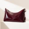 imageShoulder Bag PU Leather Purses for Women Trendy Cute Hobo Bags with Zip Closure Designer Tote HandbagsRed