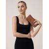 imageWoven Clutch Purses for Women  Sleek Shoulder Handbag for Evening Formal Events Wedding Party Special Occasions05 Caramel