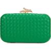 imageClutch Purses for Women EveningWedding Chic Woven Bag Formal PU Leather Purse Designer Handbags for WomenGreenwoven