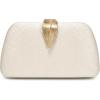 imageSWEETV Glitter Clutch Purses for Women Elegant Evening Bag for Parties Weddings and Formal Events01pearl White