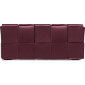 imageWoven Clutch Purses for Women  Sleek Shoulder Handbag for Evening Formal Events Wedding Party Special Occasions04 Burgundy