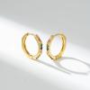 imageSWEETV 925 Sterling Silver Hoop Earrings for Women  Small Lightweight Hypoallergenic Huggie Hoops01GoldRainbow