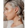 imageSWEETV 925 Sterling Silver Hoop Earrings for Women  Small Lightweight Hypoallergenic Huggie Hoops02Gold15mm