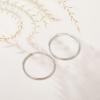imageSWEETV 925 Sterling Silver Hoop Earrings for Women Lightweight Endless Silver Thin Hoops 2030405060MM30MM