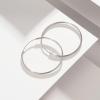imageSWEETV 925 Sterling Silver Hoop Earrings for Women Lightweight Endless Silver Thin Hoops 2030405060MM40MM