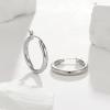 imageSWEETV 925 Sterling Silver Hoop EarringsChunky Huggie Earrings for Women Diameter 25304050MM1Silver25mm