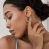 imageSWEETV 925 Sterling Silver Hoop EarringsChunky Huggie Earrings for Women Diameter 25304050MM2Silver30mm