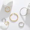 imageSWEETV 925 Sterling Silver Hoop EarringsChunky Huggie Earrings for Women Diameter 25304050MM3Silver40mm