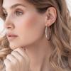 imageSWEETV 925 Sterling Silver Hoop EarringsChunky Huggie Earrings for Women Diameter 25304050MM4Silver50mm