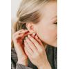 imageSWEETV Cubic Zirconia Stud Earrings 8mm Round Cut Rhinestone Hypoallergenic Earrings for Women ampamp Girls01Silver