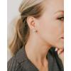 imageSWEETV Cubic Zirconia Stud Earrings 8mm Round Cut Rhinestone Hypoallergenic Earrings for Women ampamp Girls01Silver