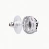 imageSWEETV Cubic Zirconia Stud Earrings 8mm Round Cut Rhinestone Hypoallergenic Earrings for Women ampamp Girls03Black
