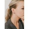 imageSWEETV Cubic Zirconia Stud Earrings 8mm Round Cut Rhinestone Hypoallergenic Earrings for Women ampamp Girls09Violet