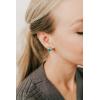 imageSWEETV Cubic Zirconia Stud Earrings 8mm Round Cut Rhinestone Hypoallergenic Earrings for Women ampamp Girls12Cyan