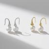 imageSWEETV Pearl Earrings for WomenGold Plated Pearl Drop Dangle EarringsPearl Ear Jacket Earrings Dainty Pearl Front Back Stud Earrings for Women Birthday Gift for HerStyle3Silver