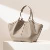 imageTrendy Top Handle Tote Bags for Women with Large Capacity Ideal Purses and Shoulder Handbags for Work and CasualTaupe