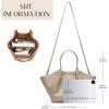 imageTrendy Top Handle Tote Bags for Women with Large Capacity Ideal Purses and Shoulder Handbags for Work and CasualTaupe